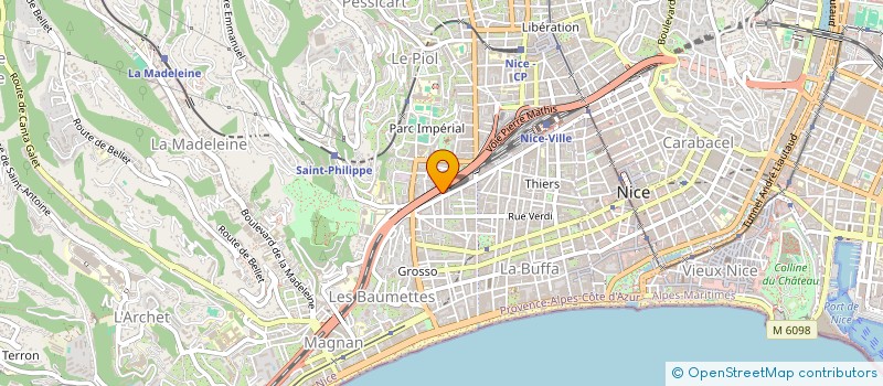 localisation de l'entreprise SCI FRAL à NICE