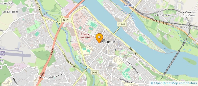 localisation de l'entreprise SCI FRAL  SAUMUR