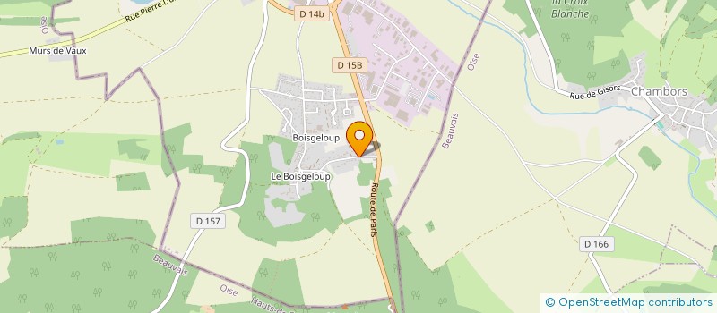 localisation de l'entreprise SCI FRALAUNAT  GISORS