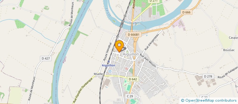localisation de l'entreprise SCI FRALCOUK à AIGUILLON