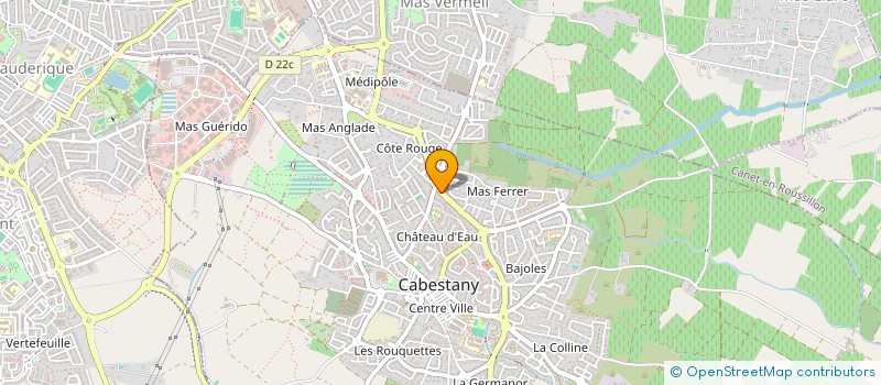 localisation de l'entreprise SCI FRALES  CABESTANY