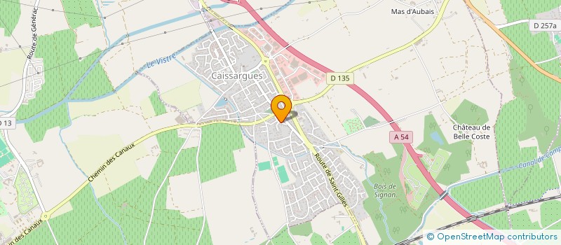 localisation de l'entreprise SCI FRALEX à CAISSARGUES