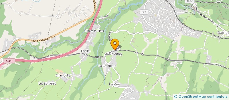 localisation de l'entreprise SCI FRALI  LA ROCHE-SUR-FORON