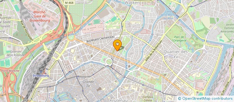 localisation de l'entreprise SCI FRALINEL  STRASBOURG