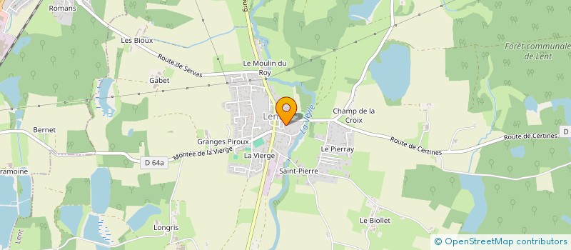 localisation de l'entreprise SCI FRALM  ATTIGNAT