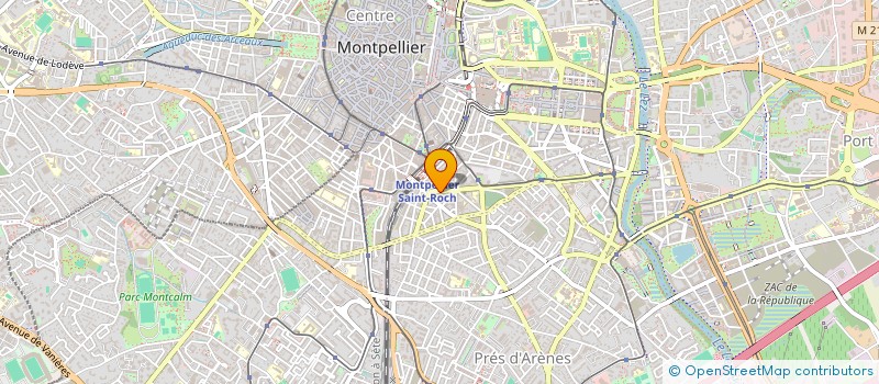 localisation de l'entreprise SCI FRALOVI à MONTPELLIER