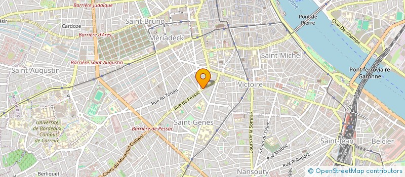 localisation de l'entreprise SCI FRALUMA  BORDEAUX