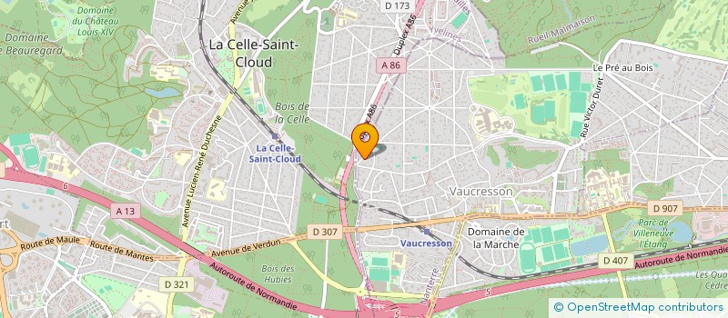localisation de l'entreprise SCI FRAM à VAUCRESSON