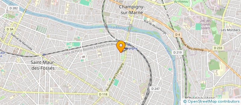 localisation de l'entreprise SCI FRAM à SAINT-MAUR-DES-FOSSES