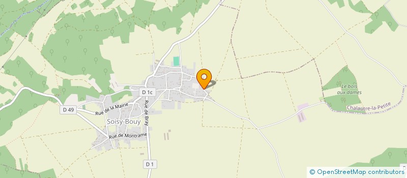 localisation de l'entreprise SCI FRAM CABB  SOISY-BOUY