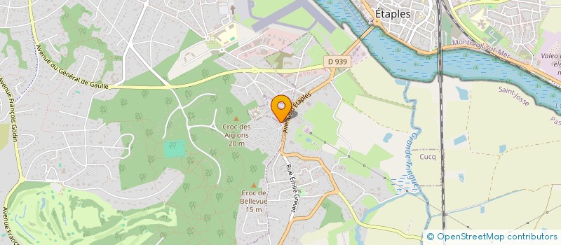 localisation de l'entreprise SCI FRAMA  CUCQ