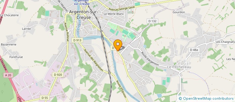 localisation de l'entreprise SCI FRAMACA à LE PECHEREAU