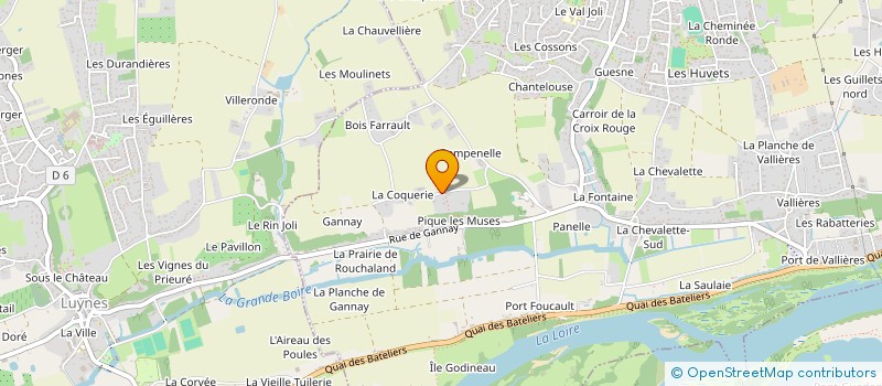 localisation de l'entreprise SCI FRAMAJOFI à FONDETTES
