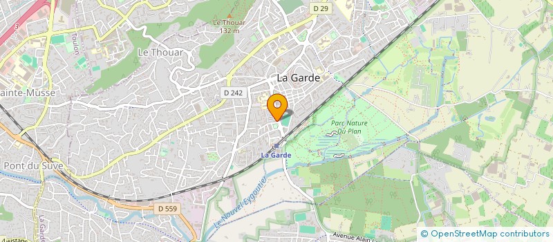 localisation de l'entreprise SCI FRAMANOLI à LA GARDE
