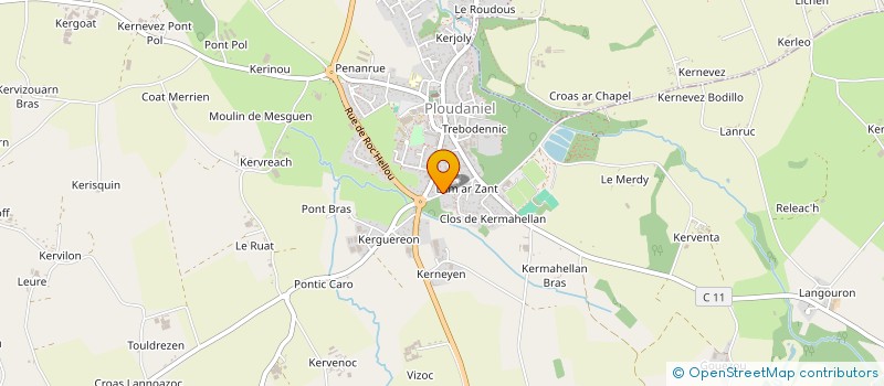 localisation de l'entreprise SCI FRAMAR à PLOUDANIEL