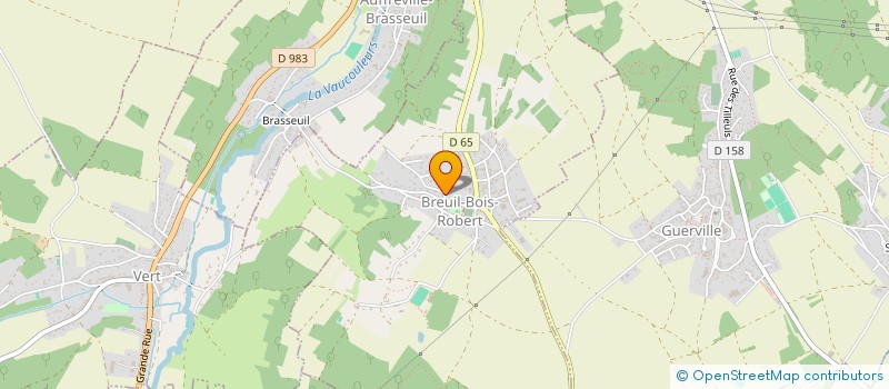 localisation de l'entreprise SCI FRAMAREMICLE  GUERVILLE