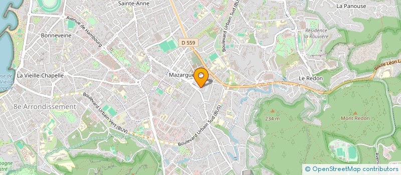 localisation de l'entreprise SCI FRAMARXANE à MARSEILLE