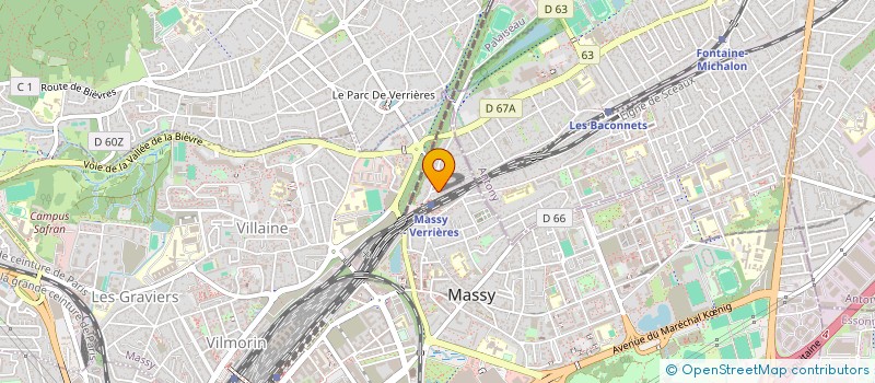 localisation de l'entreprise SCI FRAMAS  MASSY