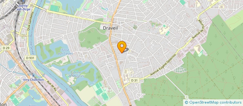 localisation de l'entreprise SCI FRAMAT à DRAVEIL