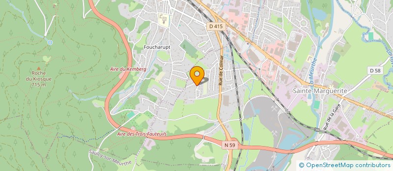 localisation de l'entreprise SCI FRAMBOISE  SAINTE-MARGUERITE