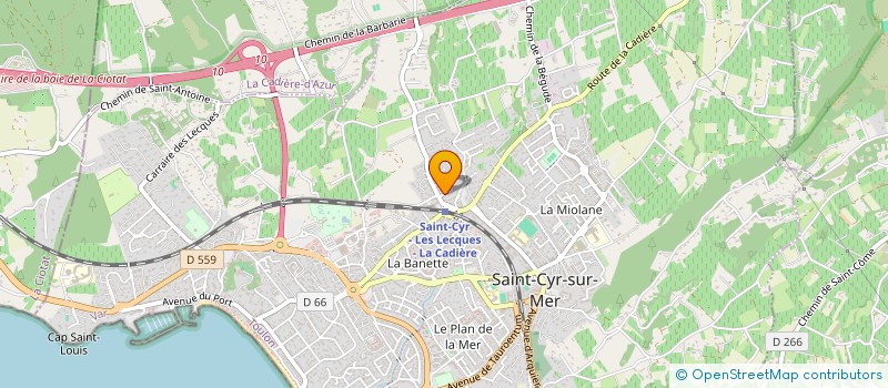 localisation de l'entreprise SCI FRAMBOISE à SAINT-CYR-SUR-MER