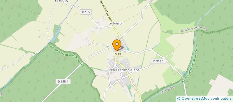 localisation de l'entreprise SCI FRAMBOISIERE à LA FRAMBOISIERE