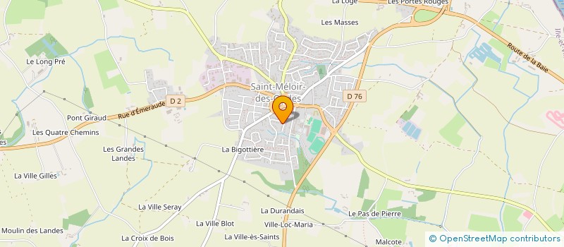 localisation de l'entreprise SCI FRAMEX  SAINT-MELOIR-DES-ONDES