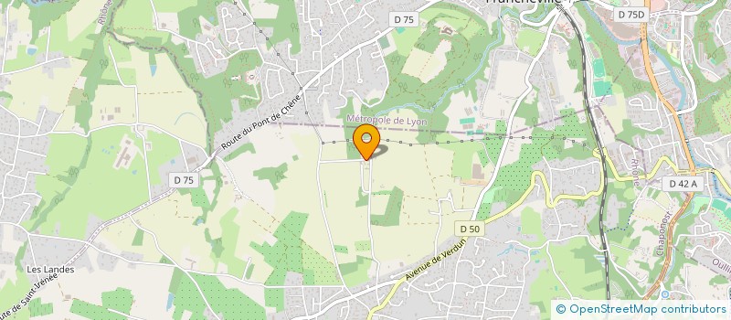 localisation de l'entreprise SCI FRAMEXSPAIN  CHAPONOST