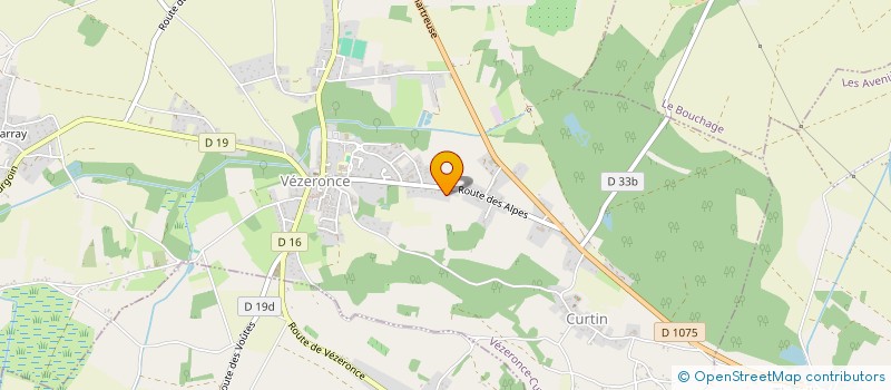 localisation de l'entreprise SCI FRAMIC  VEZERONCE-CURTIN