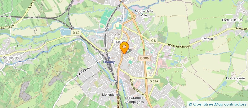 localisation de l'entreprise SCI FRAMIGE  CHAGNY