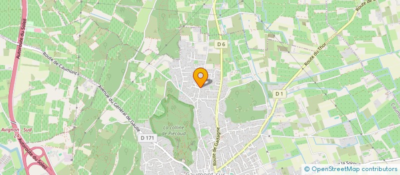 localisation de l'entreprise SCI FRAMIJO  CAUMONT-SUR-DURANCE