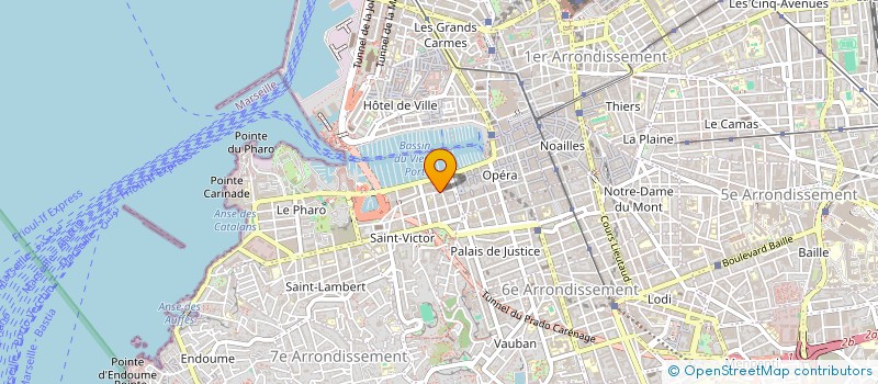 localisation de l'entreprise SCI FRAMIV à MARSEILLE