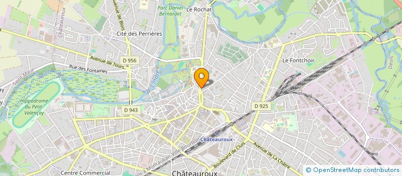 localisation de l'entreprise SCI FRAMOND  CHATEAUROUX