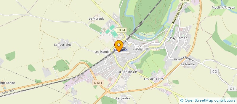 localisation de l'entreprise SCI FRAMORIAT  LUSIGNAN