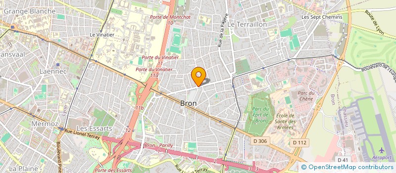 localisation de l'entreprise SCI FRAMPI  BRON