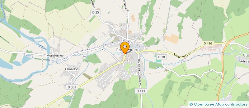 localisation de l'entreprise SCI FRAMUR  ROUGEMONT