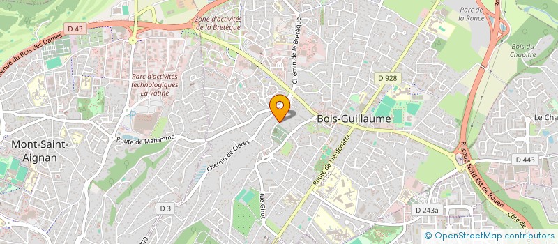 localisation de l'entreprise SCI FRAMY à BOIS-GUILLAUME