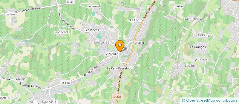 localisation de l'entreprise SCI FRAMY  SAINT-GEORGES-DE-RENEINS