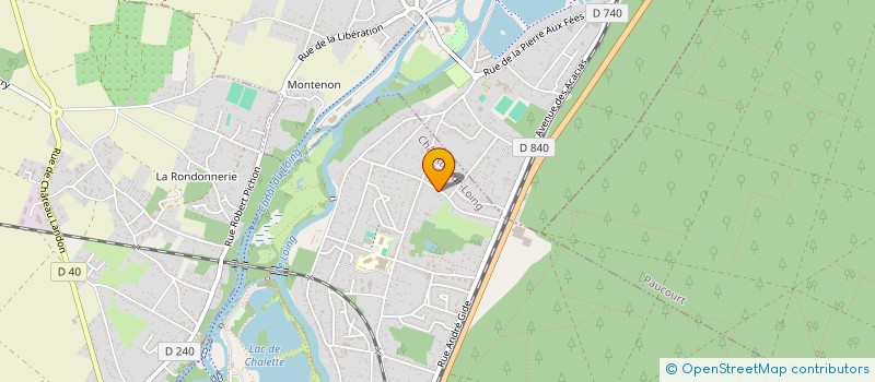 localisation de l'entreprise SCI FRAMYR  CHALETTE-SUR-LOING