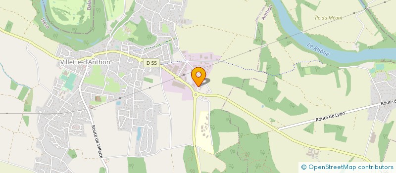 localisation de l'entreprise SCI FRAMYRO  VILLETTE-D'ANTHON