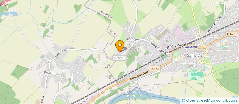 localisation de l'entreprise SCI FRAN  SAINT-VIT