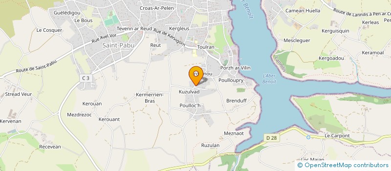 localisation de l'entreprise SCI FRAN  SAINT-PABU