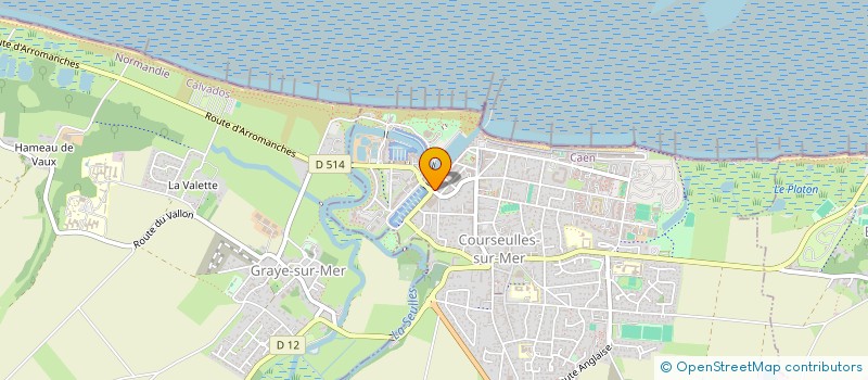 localisation de l'entreprise SCI FRANA à COURSEULLES-SUR-MER