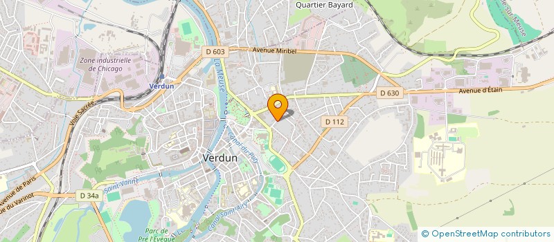 localisation de l'entreprise SCI FRANA à VERDUN