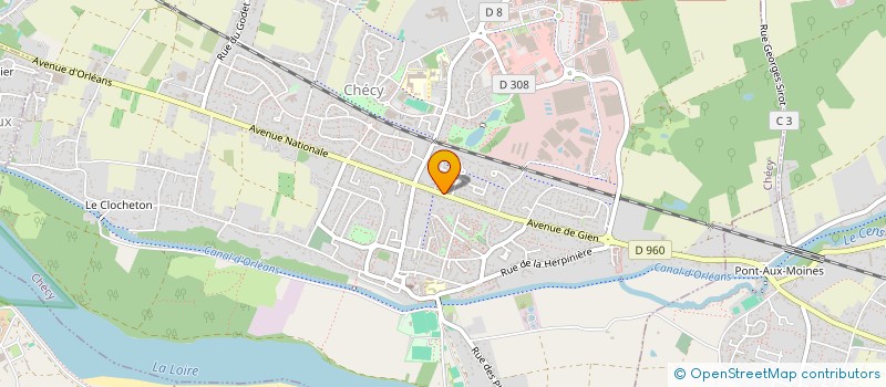 localisation de l'entreprise SCI FRANAS  CHECY