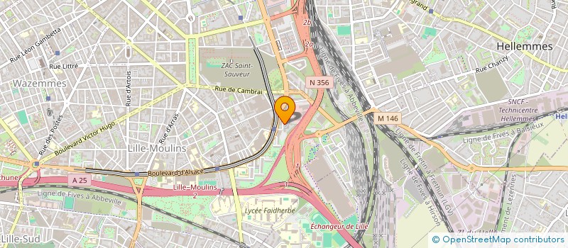 localisation de l'entreprise SCI FRANAT à LILLE