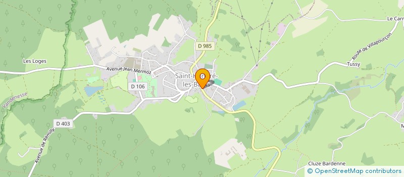 localisation de l'entreprise SCI FRANATHO  SAINT-HONORE-LES-BAINS