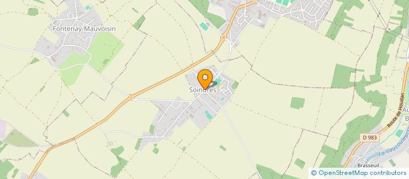 localisation de l'entreprise SCI FRANATINI IMMOBILIER  SOINDRES