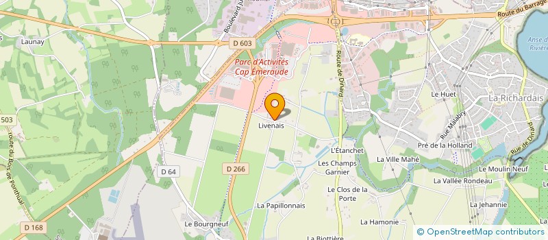 localisation de l'entreprise SCI FRANBANDRIEN  PLEURTUIT