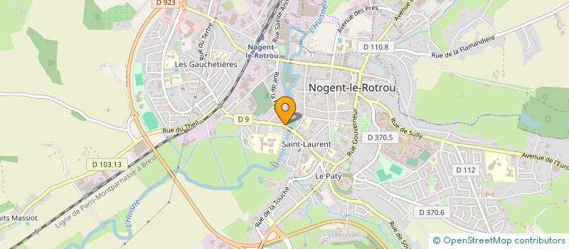localisation de l'entreprise SCI FRANBEAU à NOGENT-LE-ROTROU